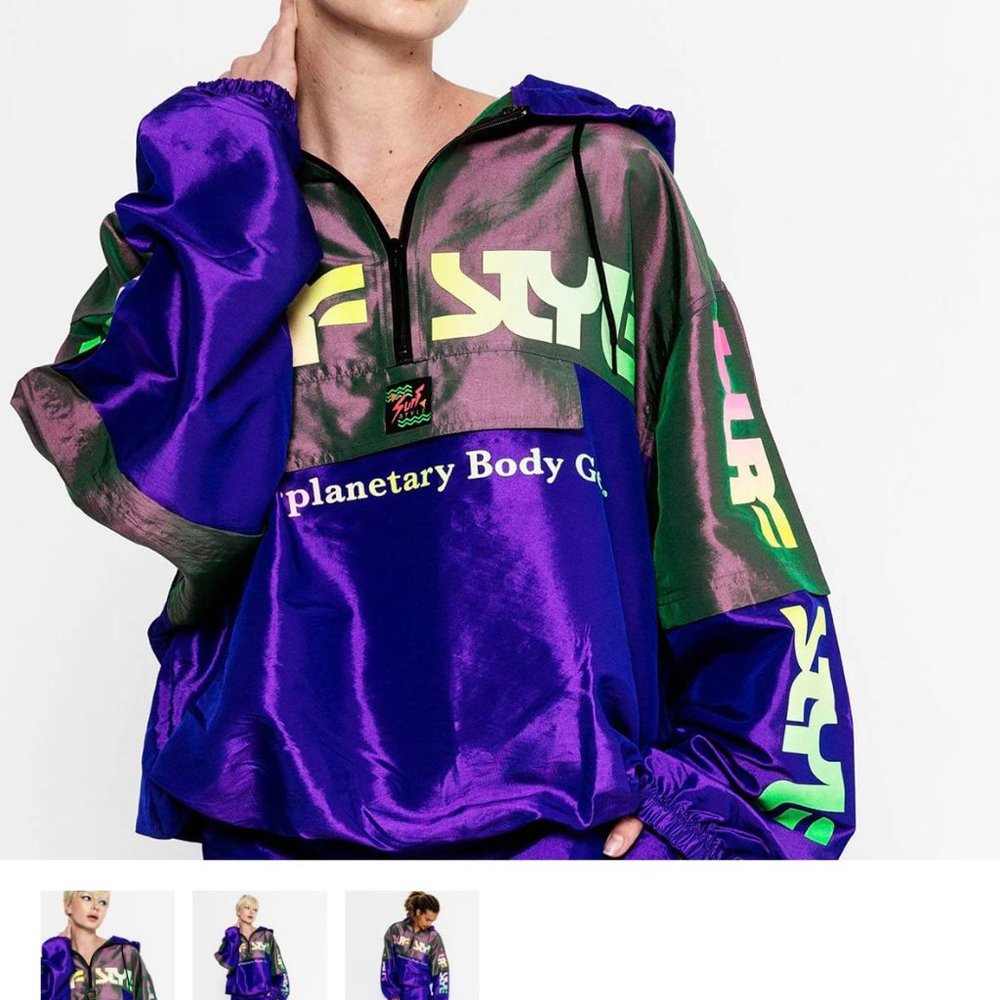 Iridescent Interplanetary Windbreaker Hoodie